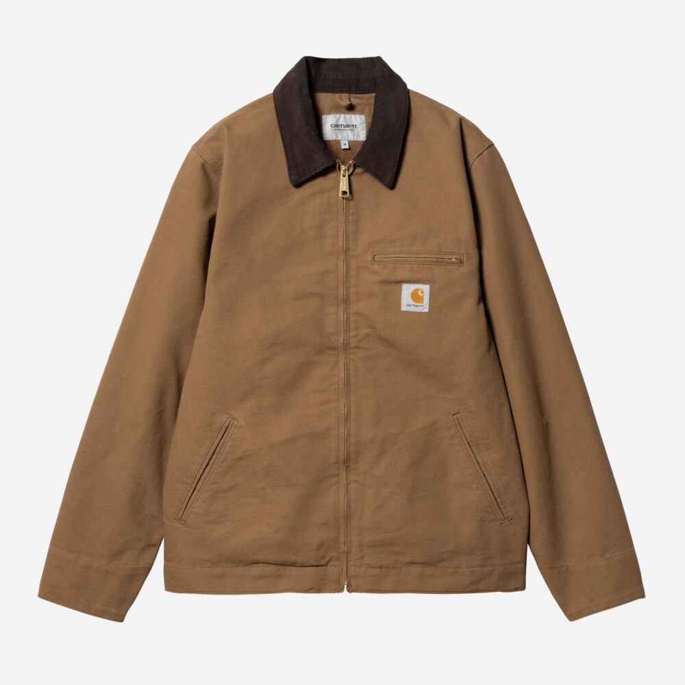 Carhartt WIP Detroit Jacket - Hamilton Brown/Tobacco Rinsed