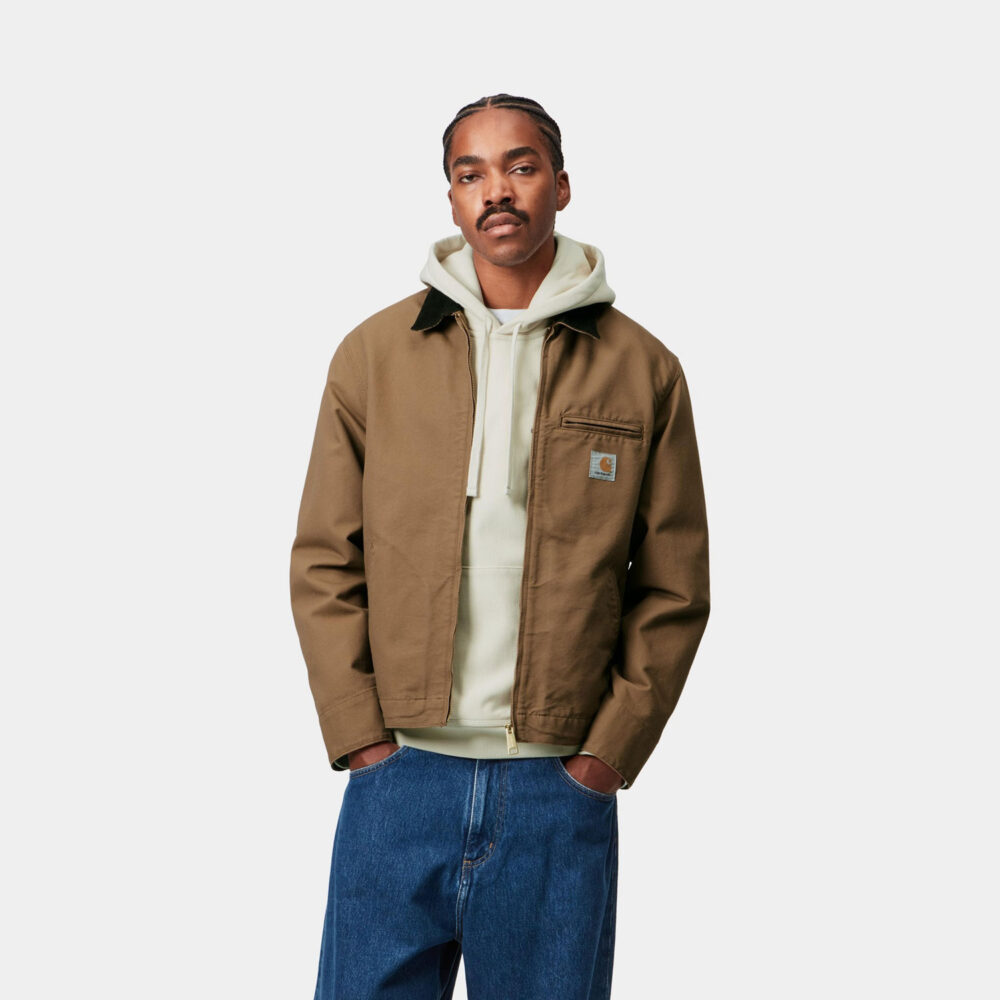 Carhartt WIP Detroit Jacket - Hamilton Brown/Tobacco Rinsed
