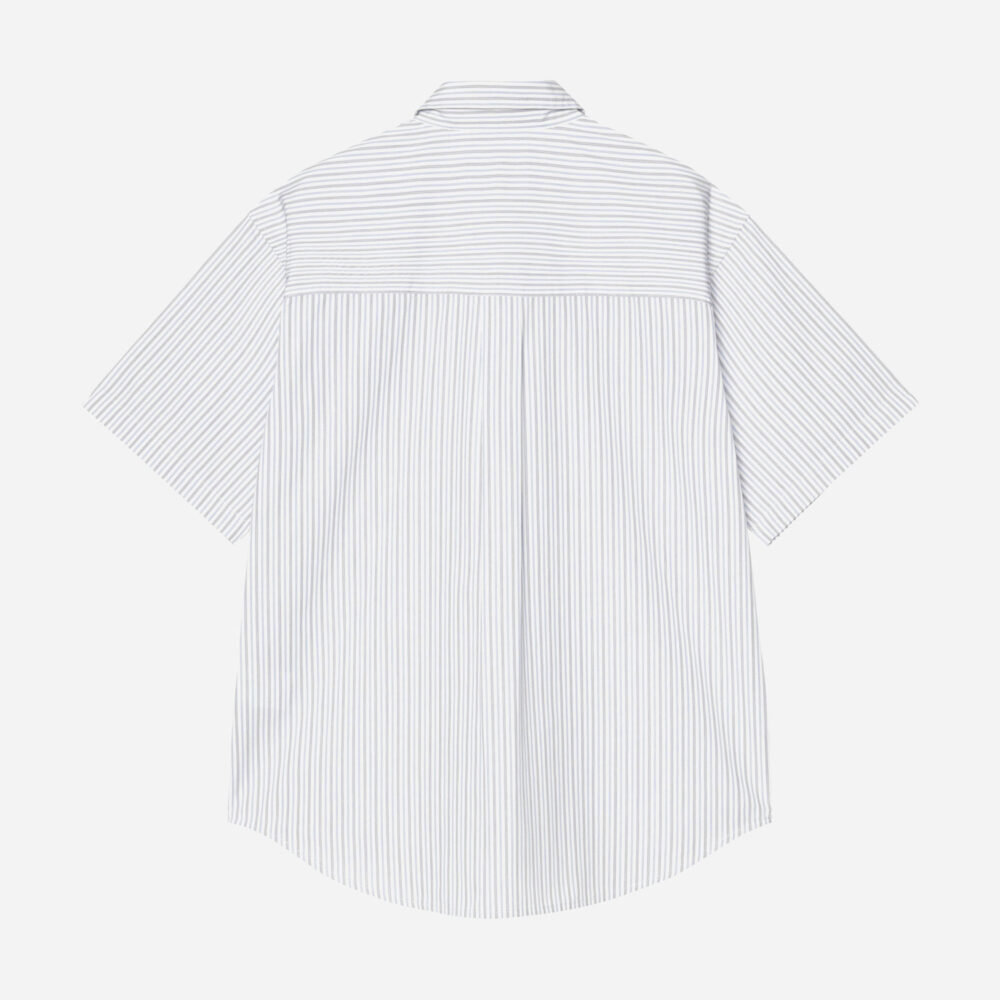Carhartt WIP Keene Short Sleeve Shirt - Keene Stripe/White Carhartt WIP Keene Short Sleeve Shirt - Keene Stripe/White