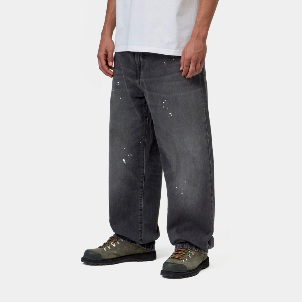 Carhartt WIP Landon Denim Pant - Black Destroy Wash/Splatter Carhartt WIP Landon Denim Pant - Black Destroy Wash/Splatter