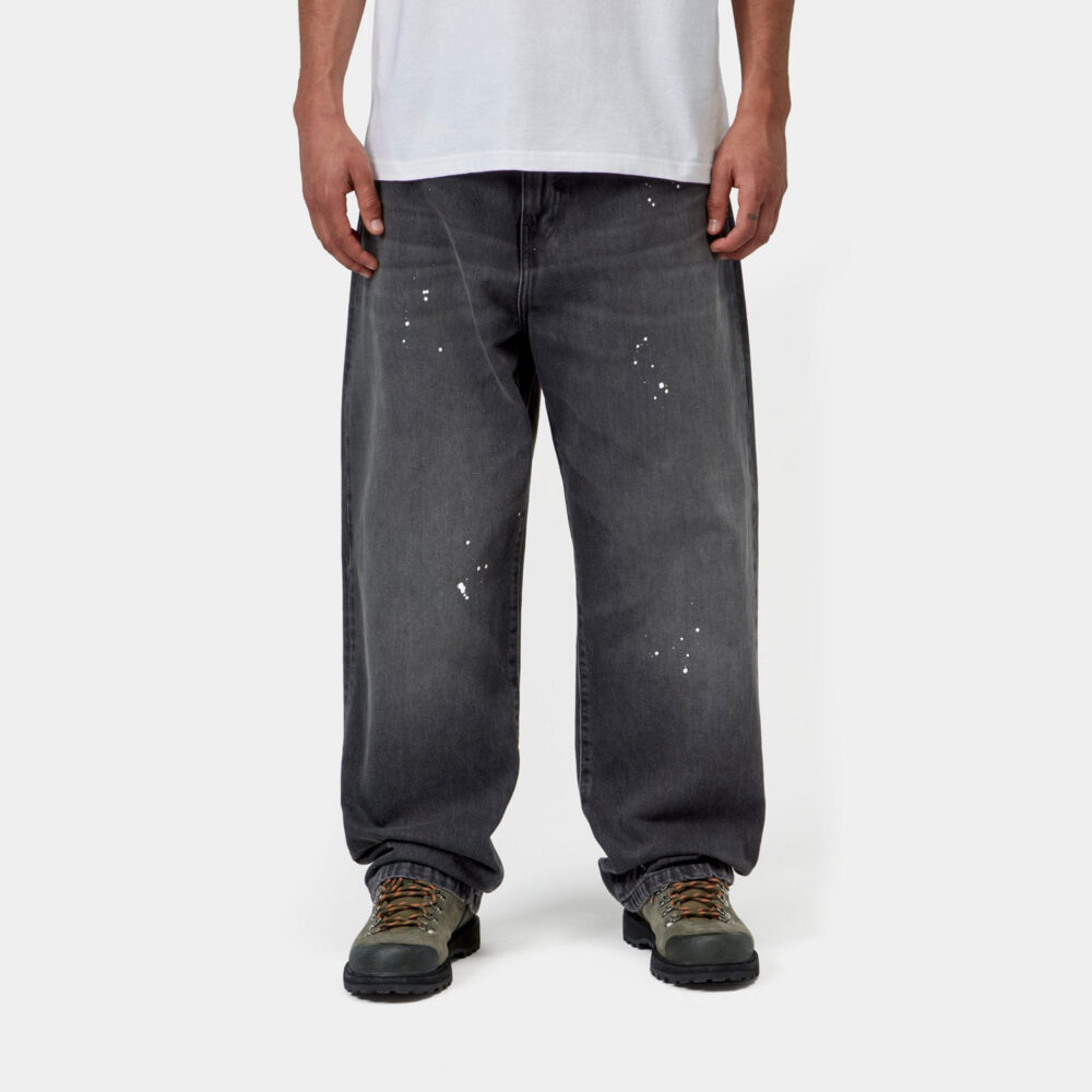 Carhartt WIP Landon Denim Pant - Black Destroy Wash/Splatter Carhartt WIP Landon Denim Pant - Black Destroy Wash/Splatter