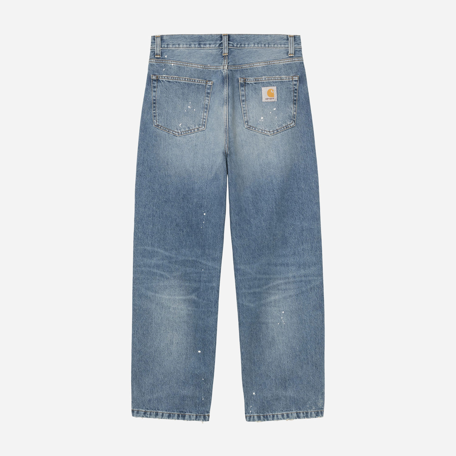 Carhartt WIP Landon Denim Pant - Blue Destroy Wash/Splatter