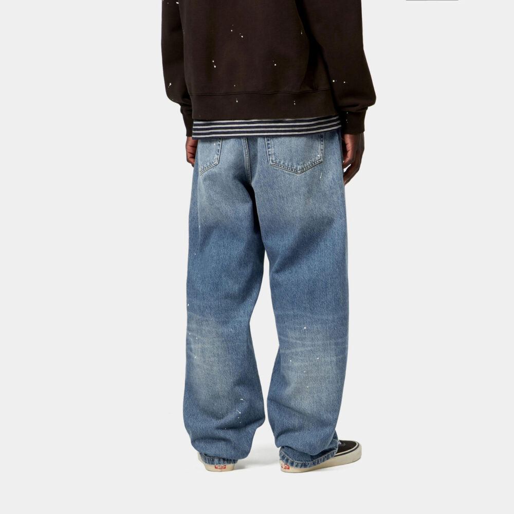 Carhartt WIP Landon Denim Pant - Blue Destroy Wash/Splatter Carhartt WIP Landon Denim Pant - Blue Destroy Wash/Splatter