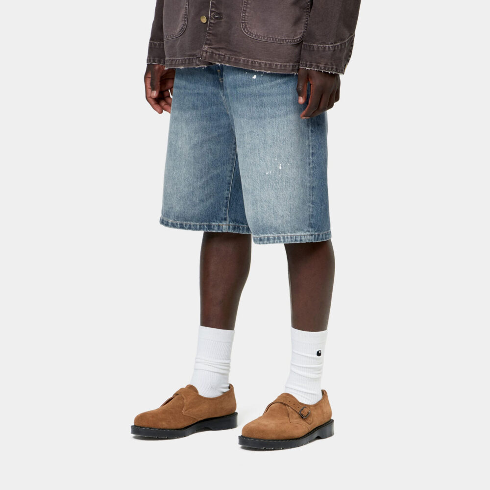 Carhartt WIP Landon Short - Blue Destroy Wash/Splatter Carhartt WIP Landon Short - Blue Destroy Wash/Splatter