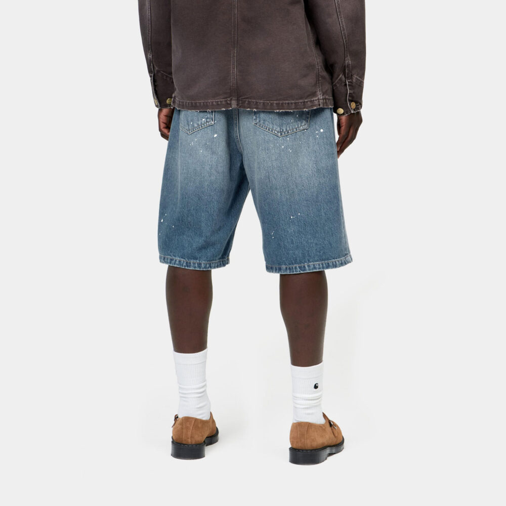 Carhartt WIP Landon Short - Blue Destroy Wash/Splatter Carhartt WIP Landon Short - Blue Destroy Wash/Splatter