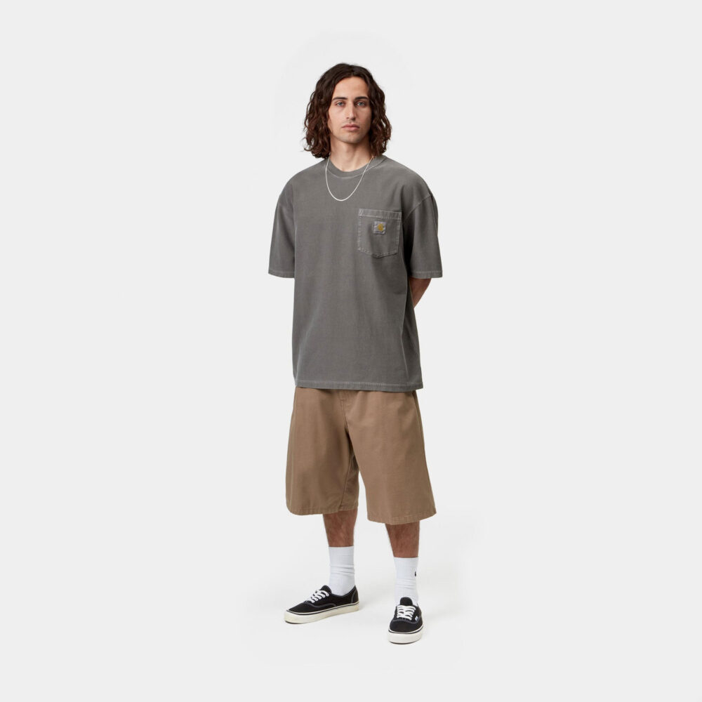 Carhartt WIP Loose Pocket Tee - Black Garment Dyed