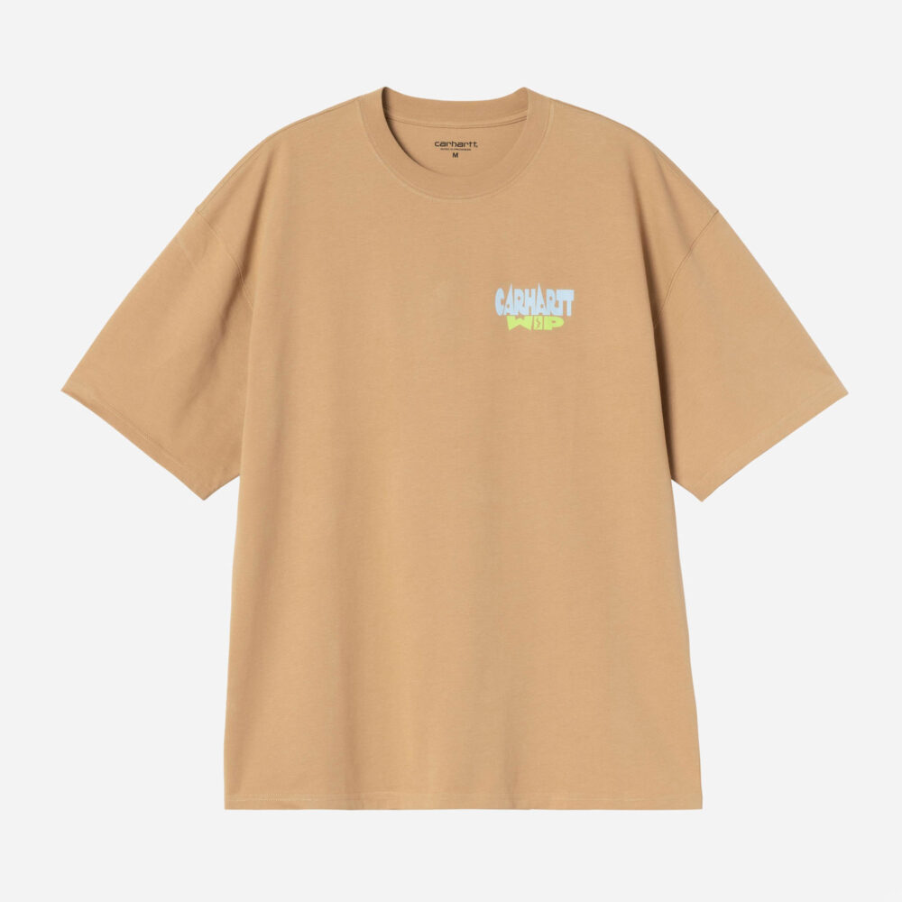 Carhartt WIP Luggage Label Tee - Dusty Hamilton Brown Carhartt WIP Luggage Label Tee - Dusty Hamilton Brown