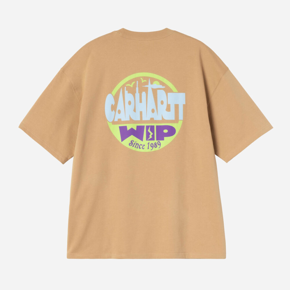 Carhartt WIP Luggage Label Tee - Dusty Hamilton Brown Carhartt WIP Luggage Label Tee - Dusty Hamilton Brown