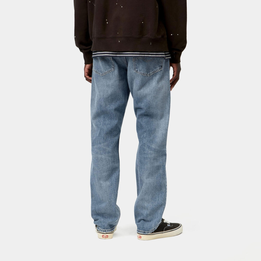 Carhartt WIP Marlow Denim Pant - Blue Worn Bleached Carhartt WIP Marlow Denim Pant - Blue Worn Bleached
