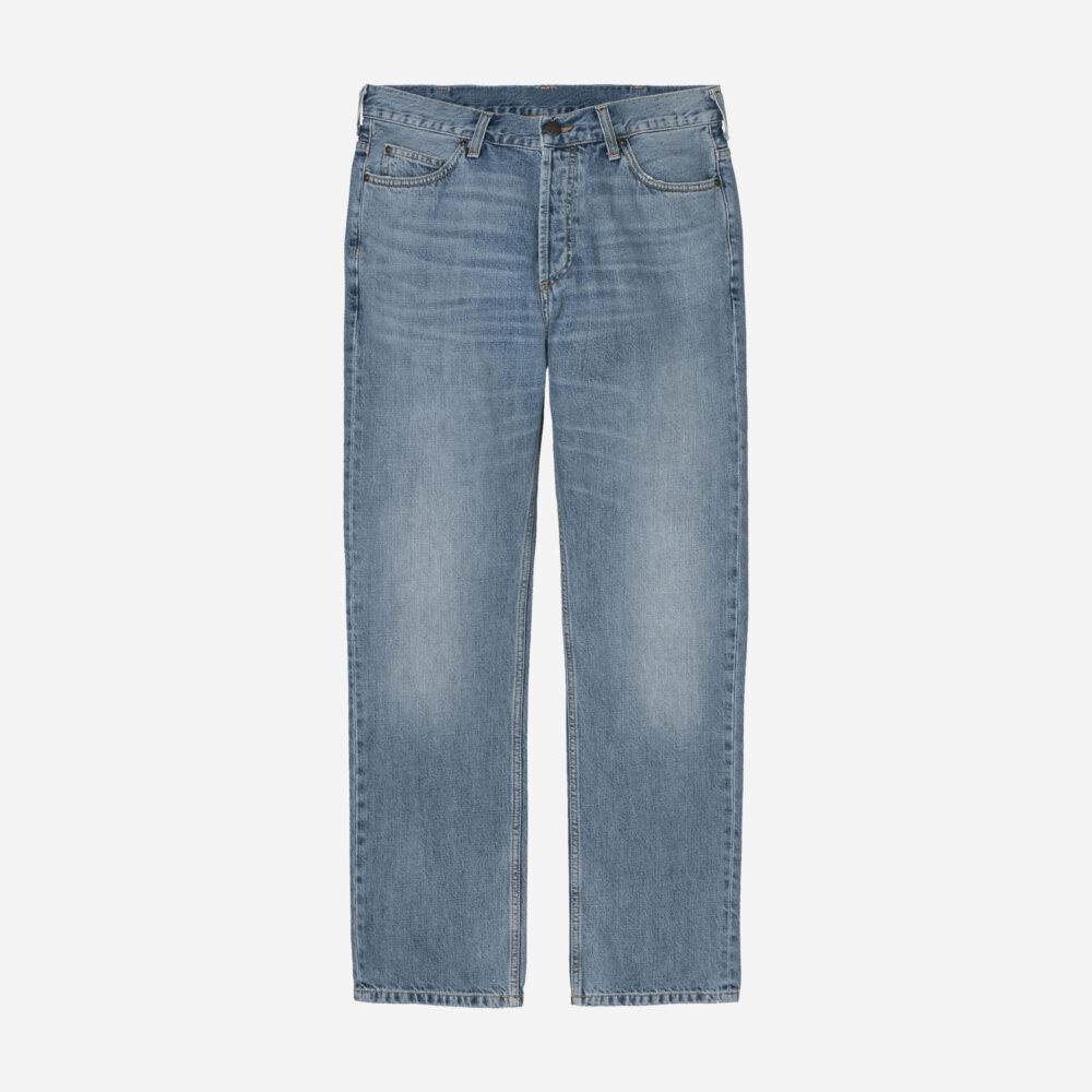 Carhartt WIP Marlow Denim Pant - Blue Worn Bleached Carhartt WIP Marlow Denim Pant - Blue Worn Bleached