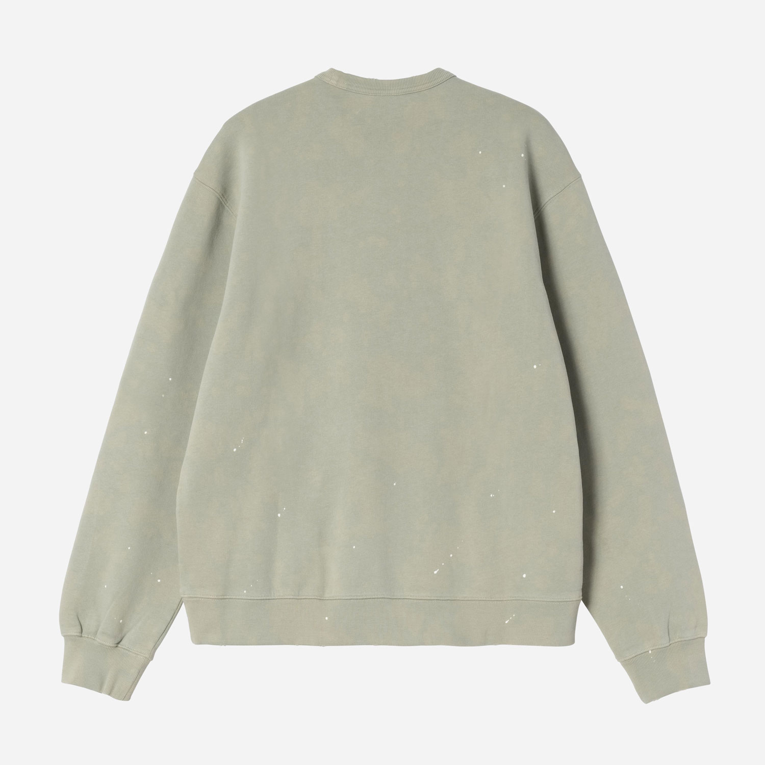 Carhartt WIP Painter Sweatshirt - Shady Green Destroy Wash/Splatter