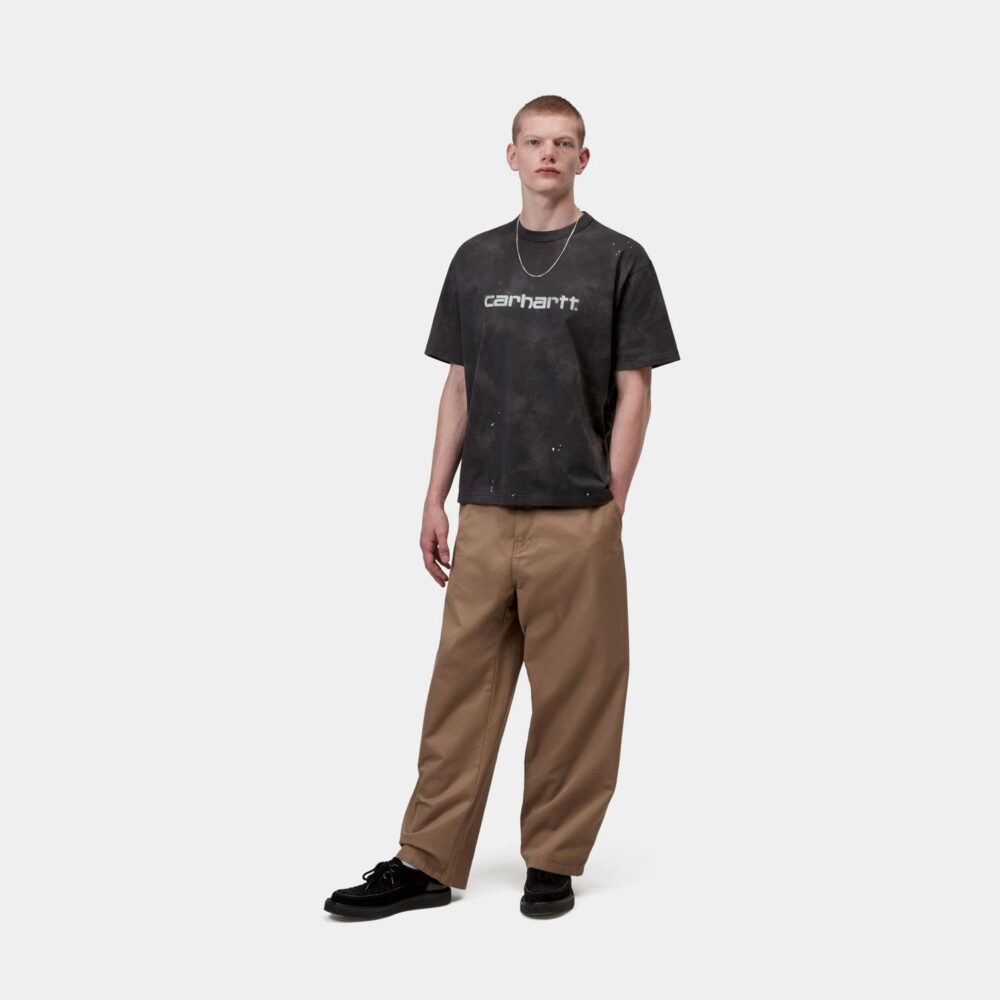 Carhartt WIP Painter Tee - Black Destroy Wash/Splatter