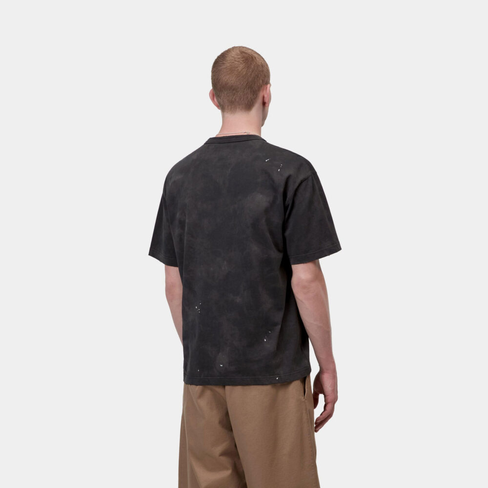 Carhartt WIP Painter Tee - Black Destroy Wash/Splatter