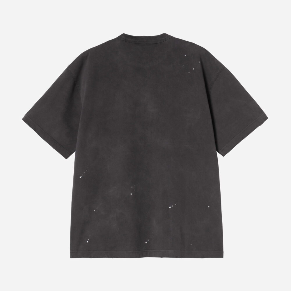 Carhartt WIP Painter Tee - Black Destroy Wash/Splatter