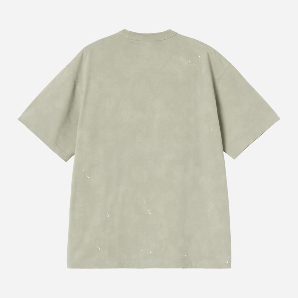 Carhartt WIP Painter Tee - Shady Green Destroy Wash/Splatter