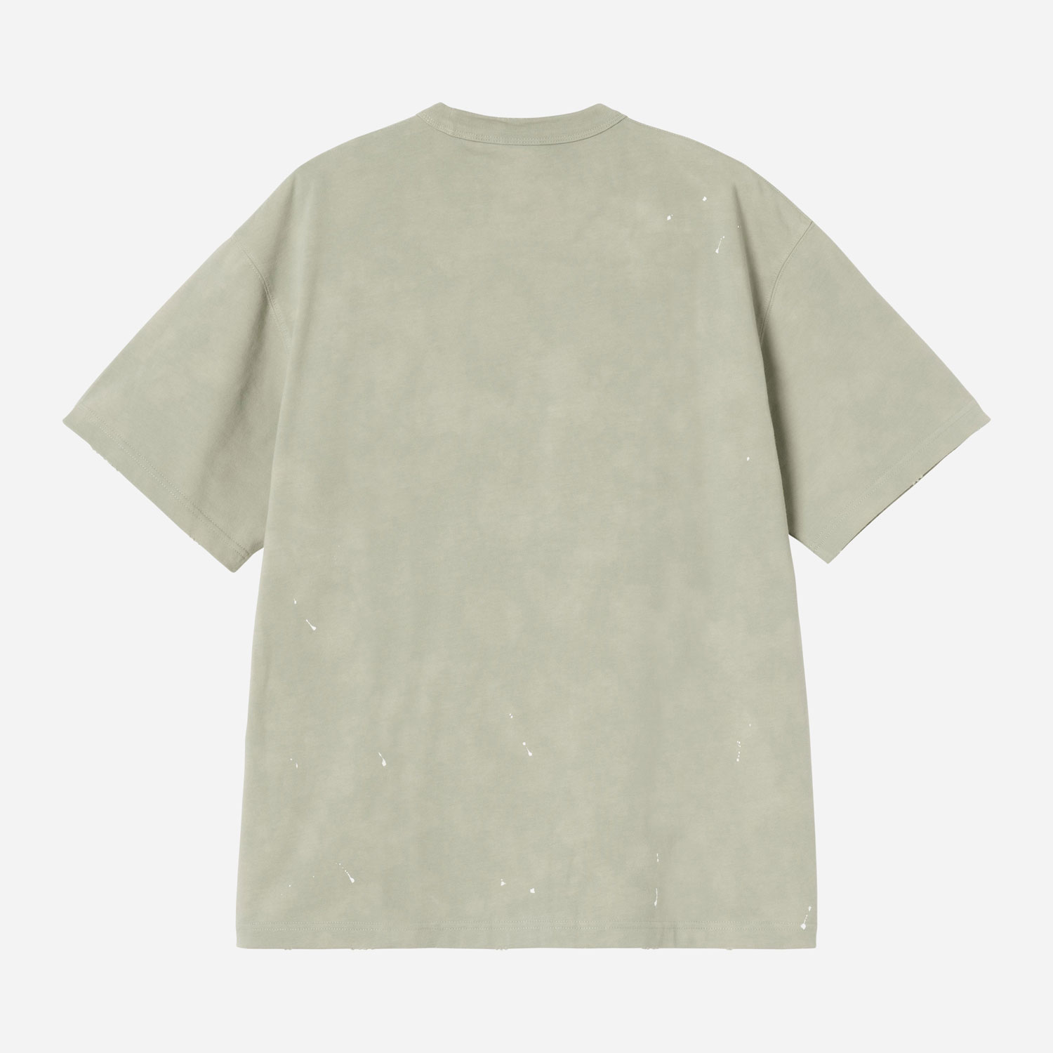 Carhartt WIP Painter Tee - Shady Green Destroy Wash/Splatter