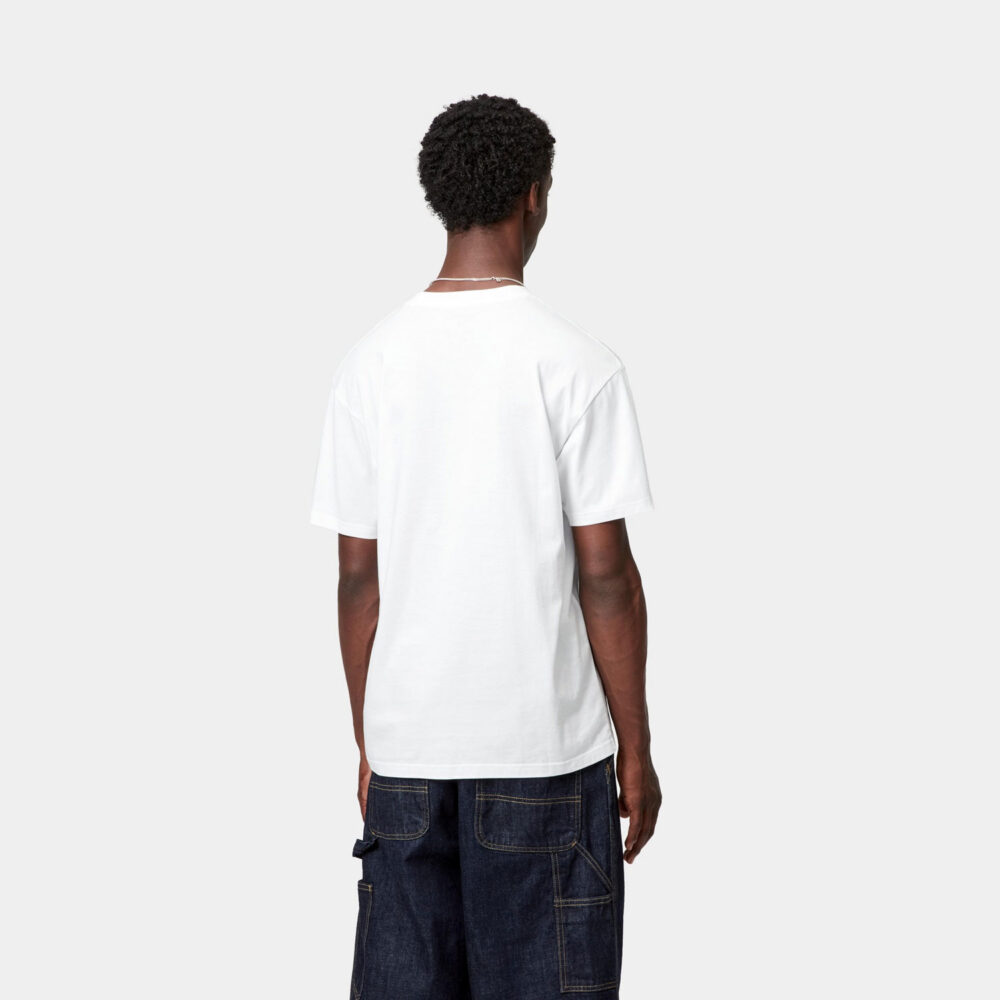 Carhartt WIP Pocket Heart Tee - White/Red Carhartt WIP Pocket Heart Tee - White/Red