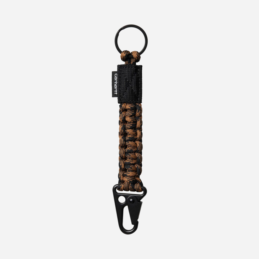 Carhartt WIP Rope Keyholder - Hamilton Brown/Black Carhartt WIP Rope Keyholder - Hamilton Brown/Black
