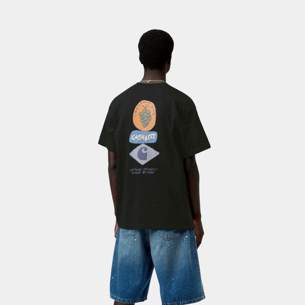 Carhartt WIP Stacked Grapes Tee - Black