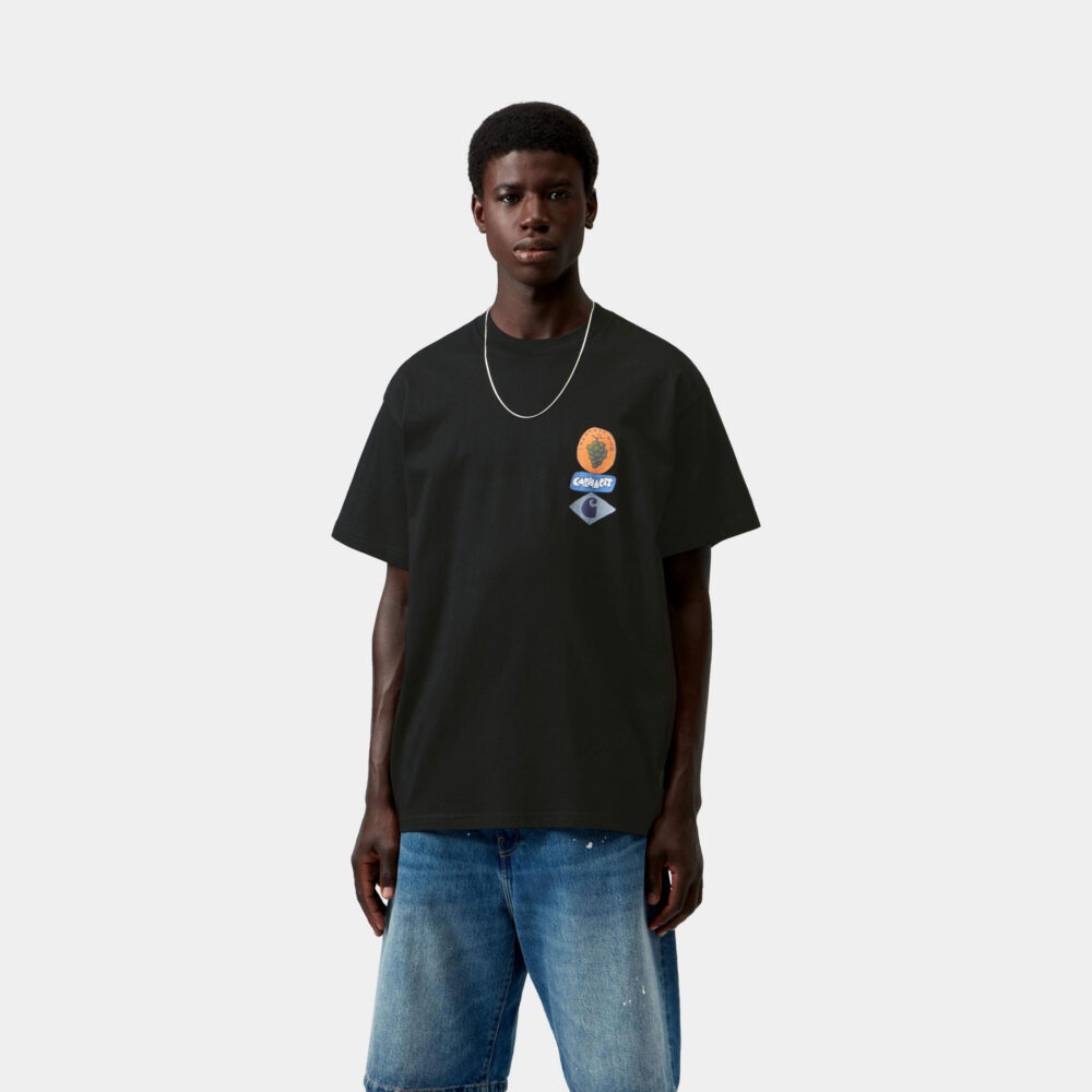 Carhartt WIP Stacked Grapes Tee - Black