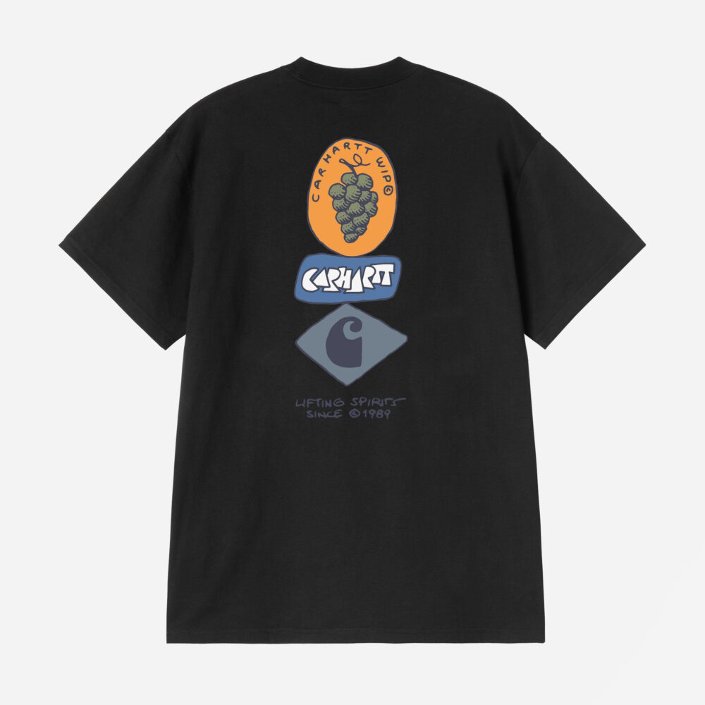 Carhartt WIP Stacked Grapes Tee - Black