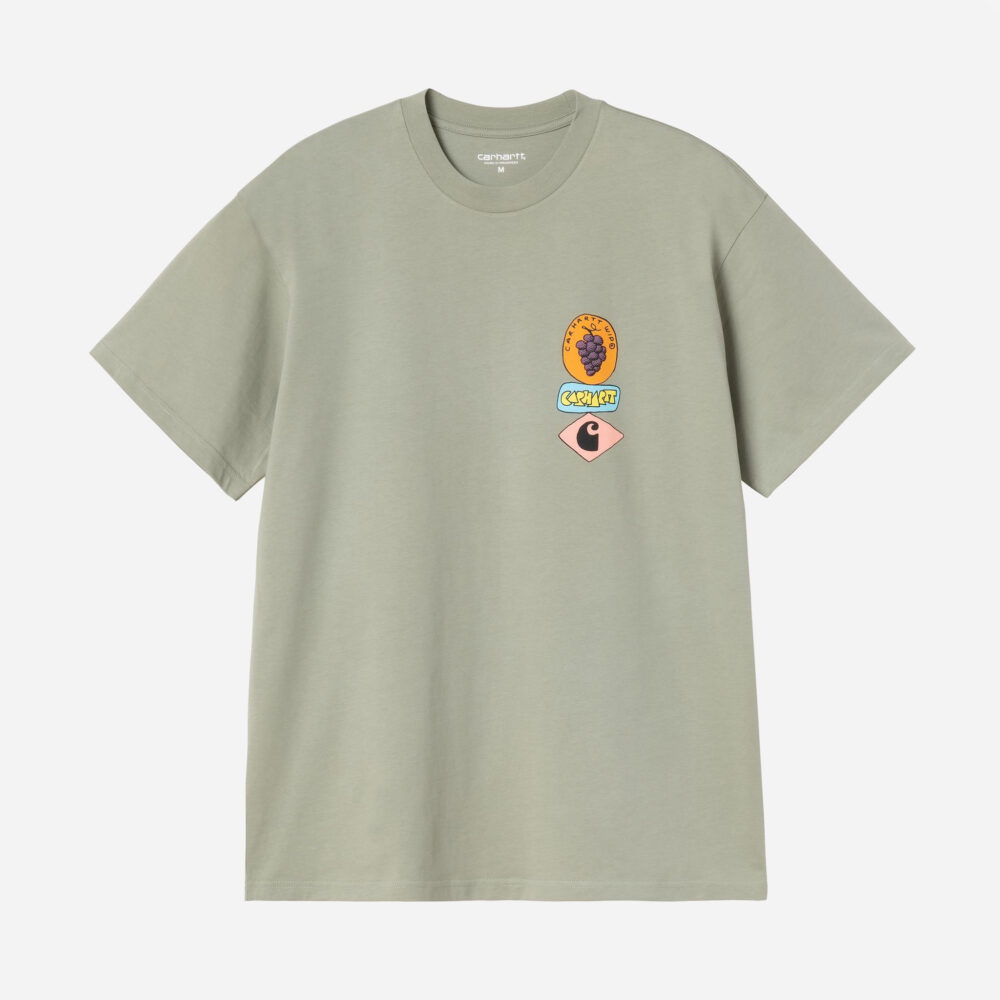 Carhartt WIP Stacked Grapes Tee - Shady Green Carhartt WIP Stacked Grapes Tee - Shady Green