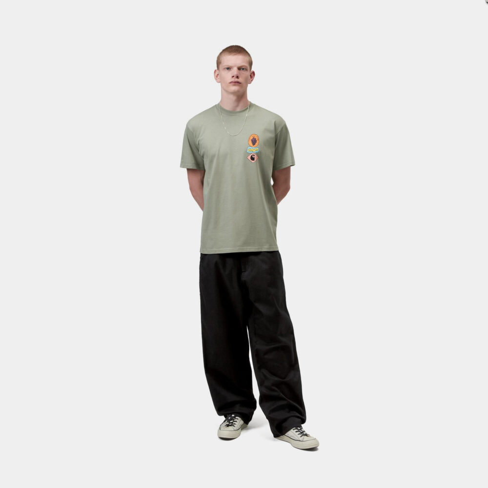 Carhartt WIP Stacked Grapes Tee - Shady Green