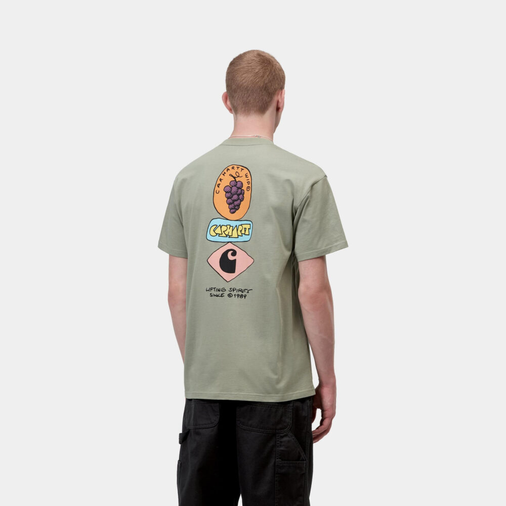 Carhartt WIP Stacked Grapes Tee - Shady Green Carhartt WIP Stacked Grapes Tee - Shady Green