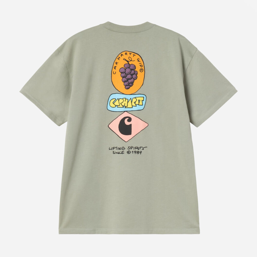 Carhartt WIP Stacked Grapes Tee - Shady Green Carhartt WIP Stacked Grapes Tee - Shady Green