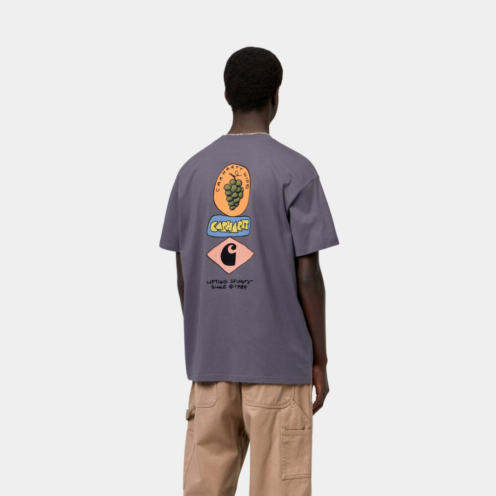 Carhartt WIP Stacked Grapes Tee - Shady Purple Carhartt WIP Stacked Grapes Tee - Shady Purple