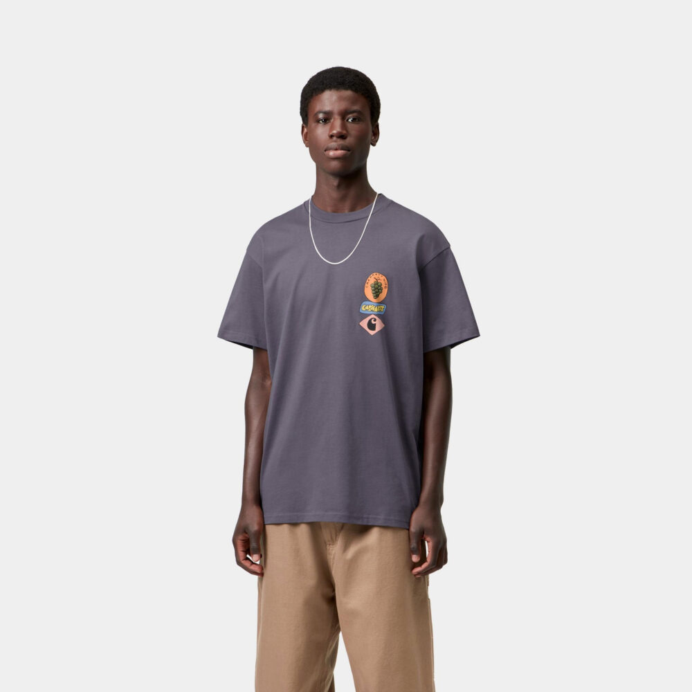 Carhartt WIP Stacked Grapes Tee - Shady Purple Carhartt WIP Stacked Grapes Tee - Shady Purple