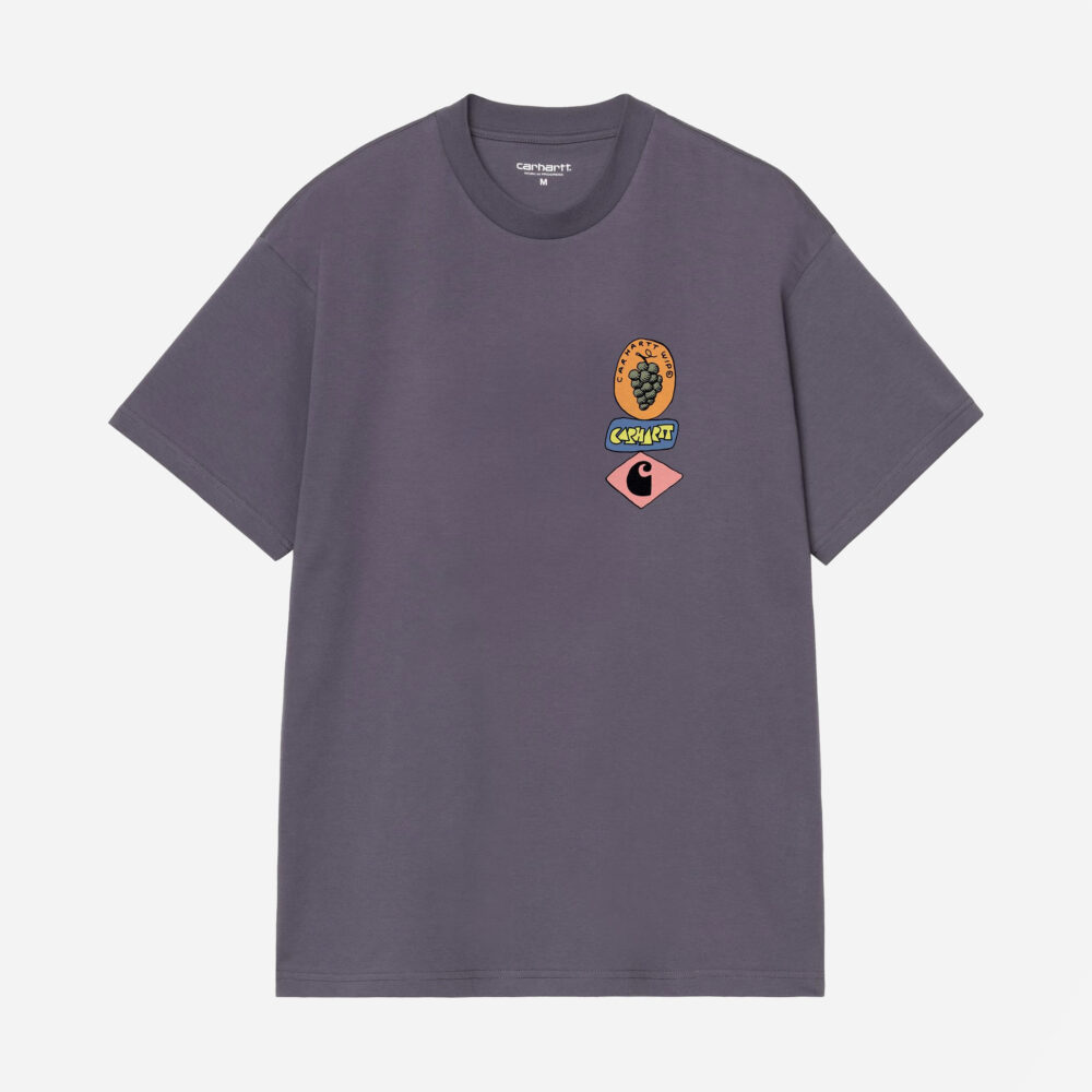 Carhartt WIP Stacked Grapes Tee - Shady Purple Carhartt WIP Stacked Grapes Tee - Shady Purple