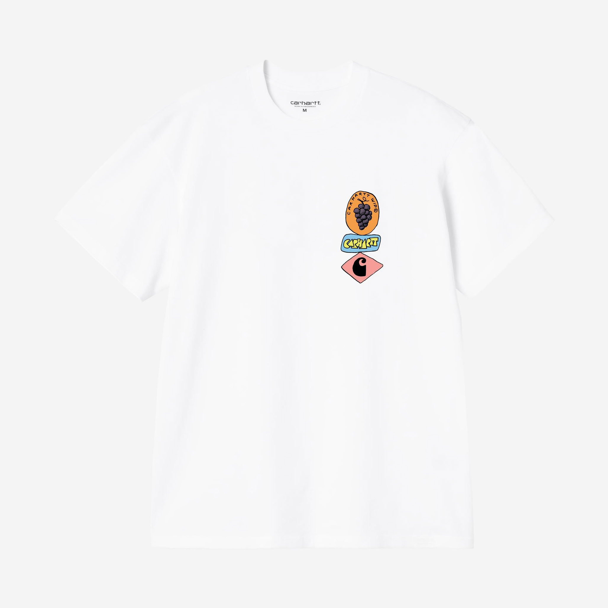 Carhartt WIP Stacked Grapes Tee - White