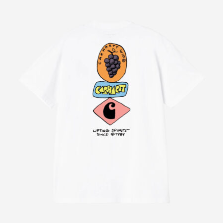 Carhartt WIP Stacked Grapes Tee - White