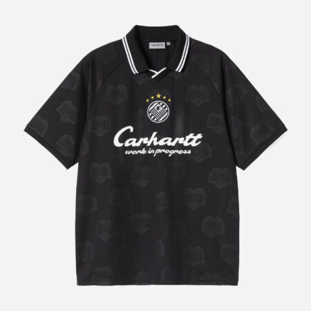 Carhartt WIP Terrace Football Tee - Heart Train Jacquard/Black