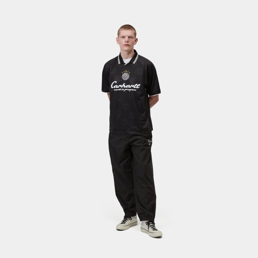 Carhartt WIP Terrace Football Tee - Heart Train Jacquard/Black