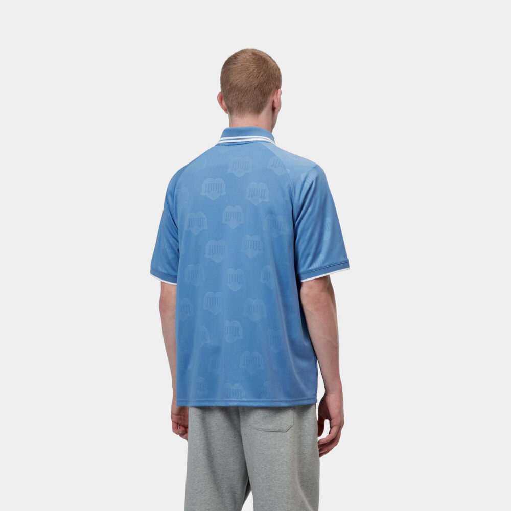 Carhartt WIP Terrace Football Tee - Heart Train Jacquard/Curacao