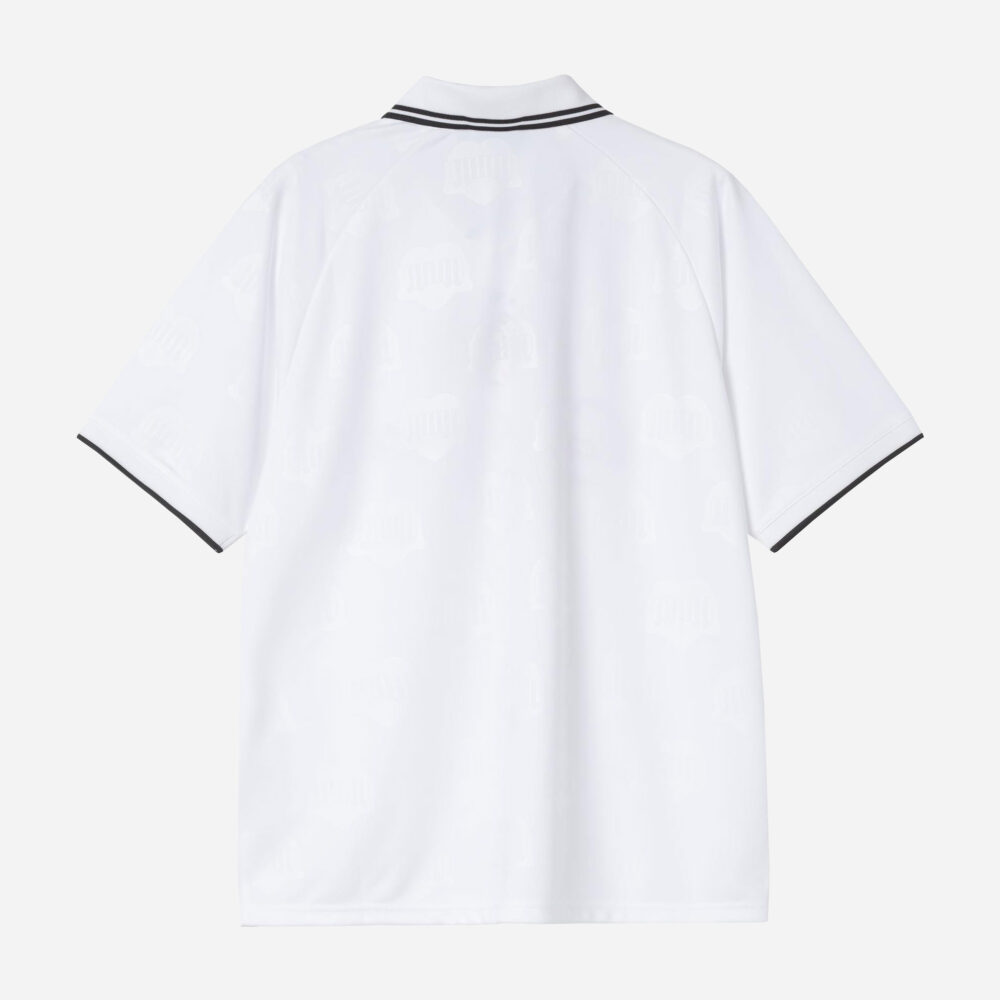 Carhartt WIP Terrace Football Tee - Heart Train Jacquard/White