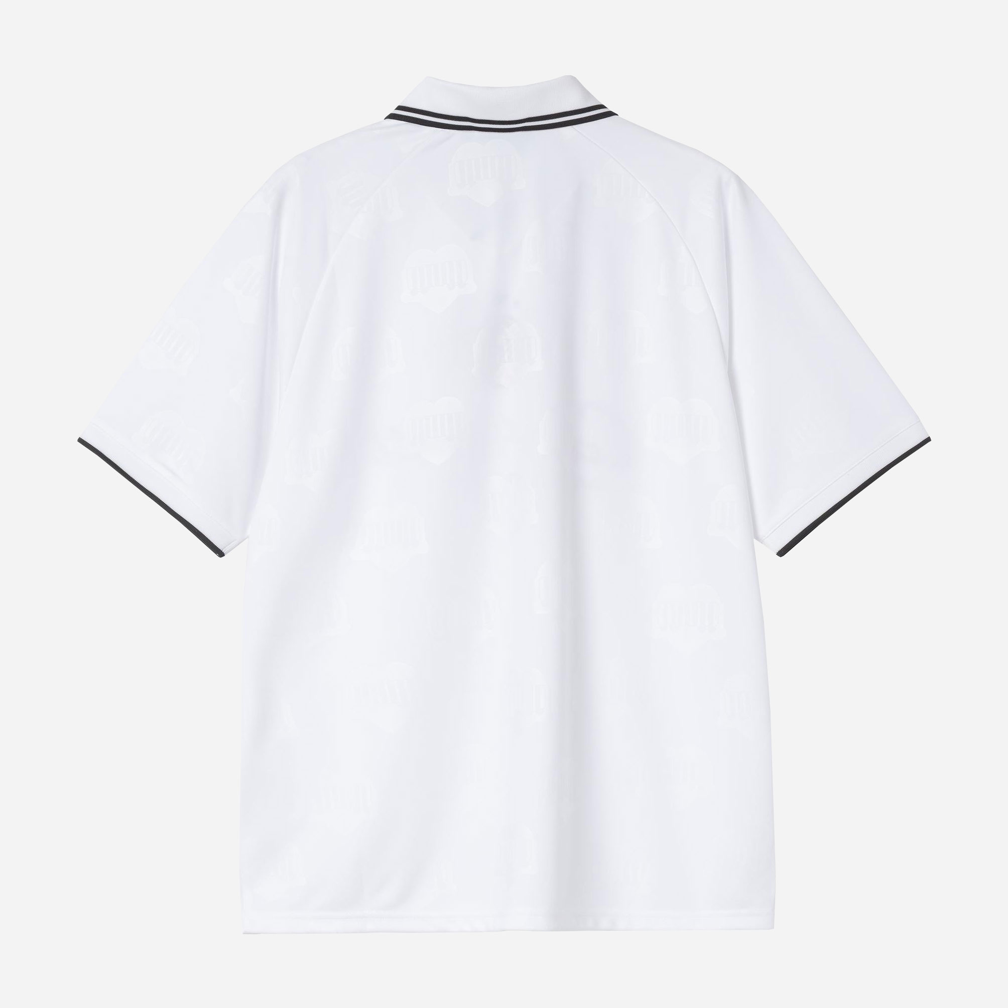 Carhartt WIP Terrace Football Tee - Heart Train Jacquard/White