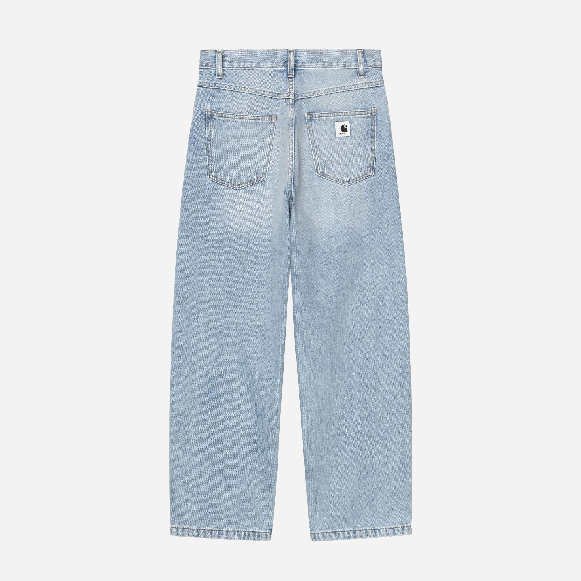 Carhartt WIP Women's Brandon Pant - Blue Heavy Worn Bleached