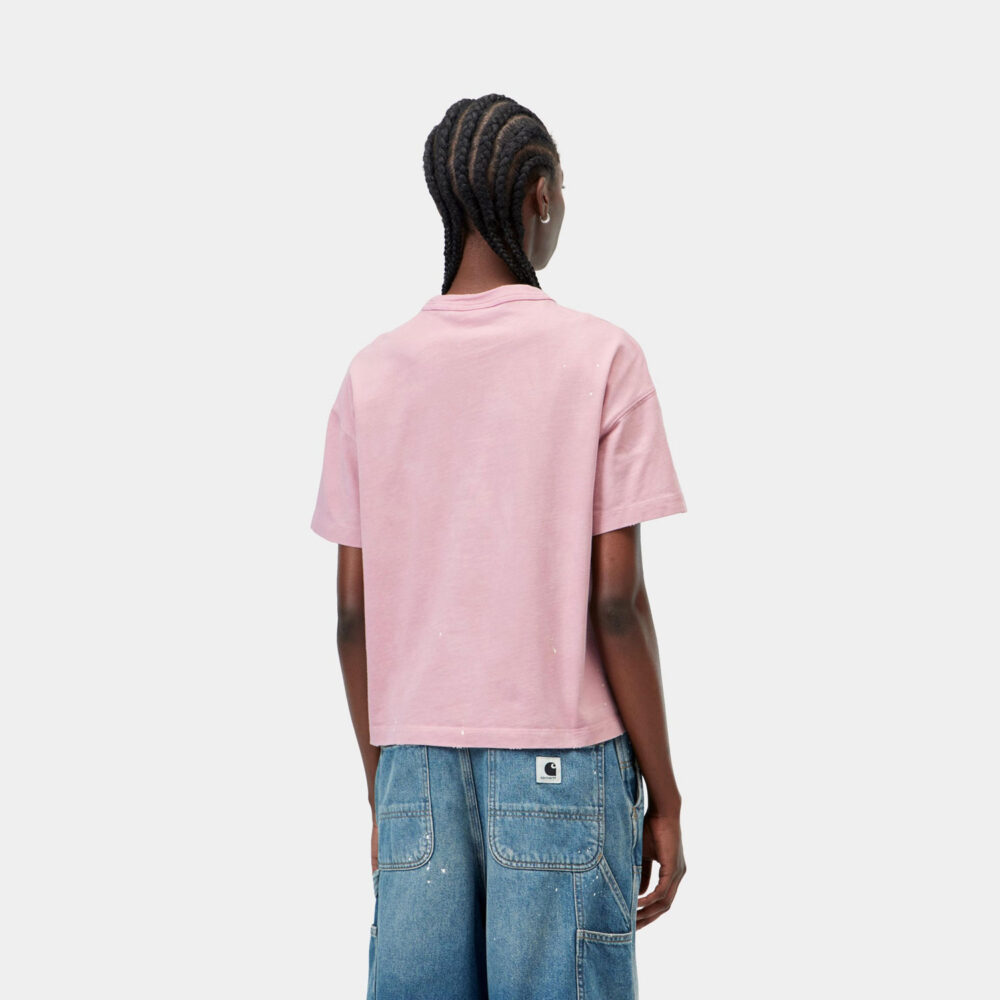 Carhartt WIP Women's Painter Tee - Hortensia Destroy Wash/Splatter