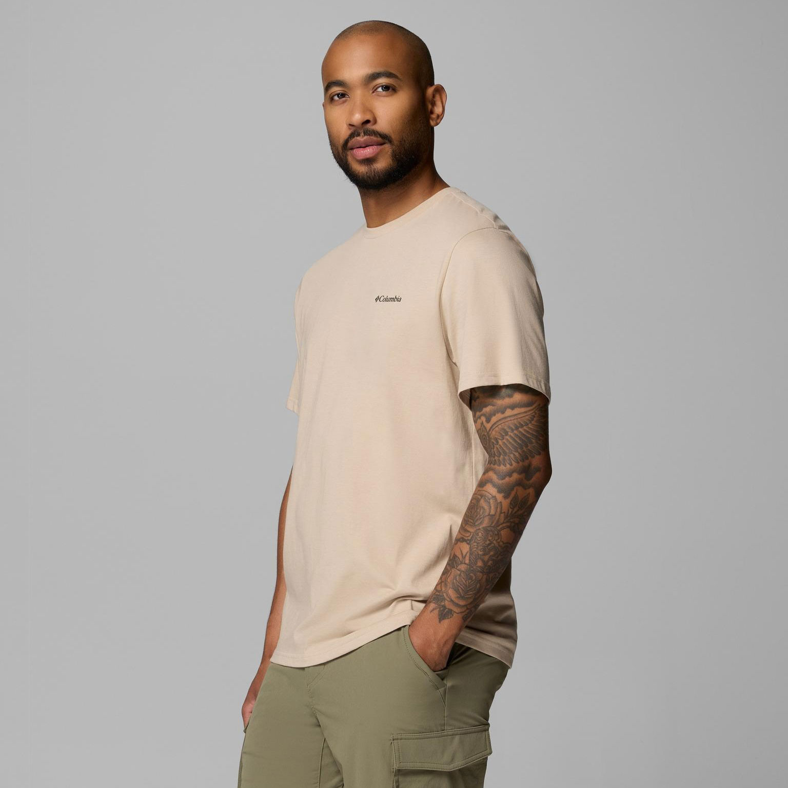 Columbia CSC™ Outdoor Back Graphic Tee - Ancient Fossil/Shining Sandscape