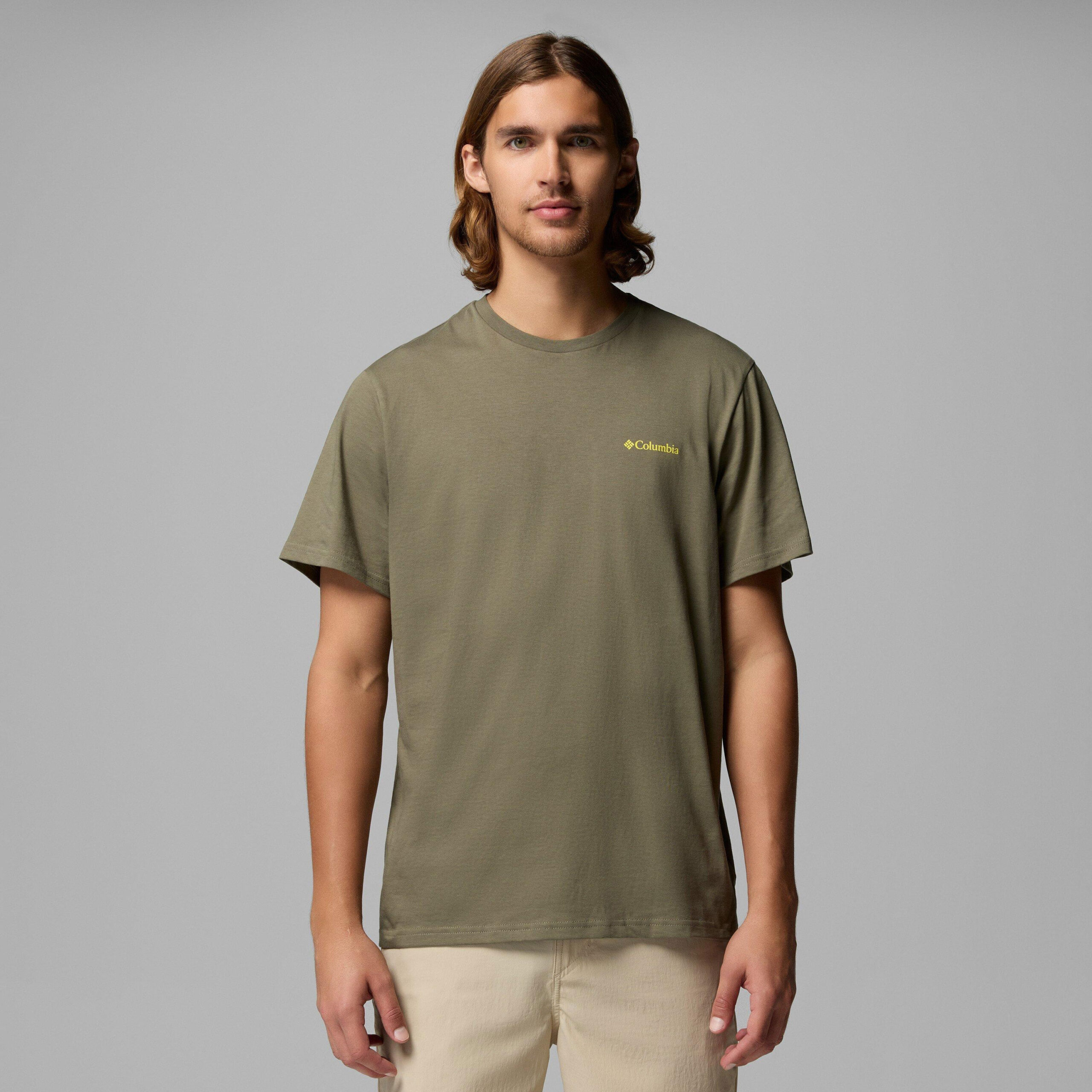 Columbia CSC™ Outdoor Back Graphic Tee - Stone Green/Shining Sandscape