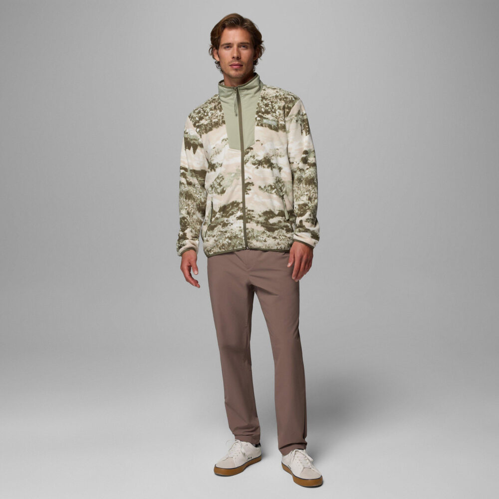 Columbia Sequoia Grove™ Printed Full Zip Fleece - Safari/Fieldaze