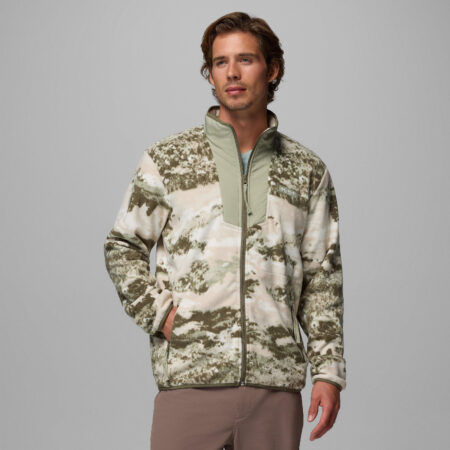 Columbia Sequoia Grove™ Printed Full Zip Fleece - Safari/Fieldaze Columbia Sequoia Grove™ Printed Full Zip Fleece - Safari/Fieldaze