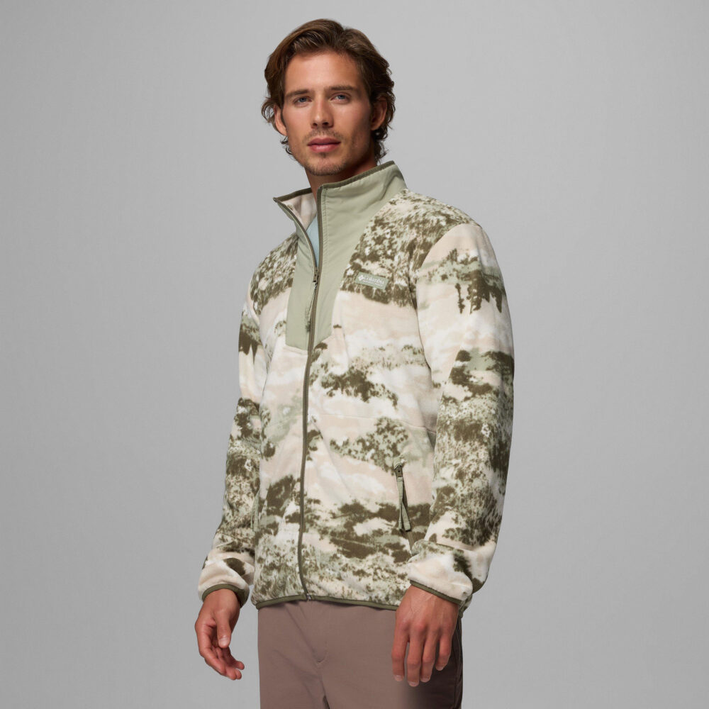 Columbia Sequoia Grove™ Printed Full Zip Fleece - Safari/Fieldaze Columbia Sequoia Grove™ Printed Full Zip Fleece - Safari/Fieldaze