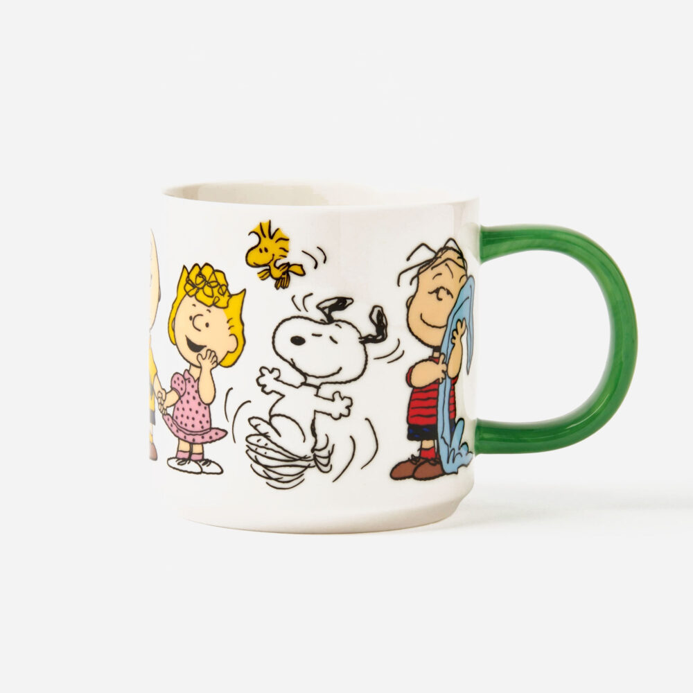Magpie X Peanuts Friends Forever Mug - White/Green Magpie X Peanuts Friends Forever Mug - White/Green