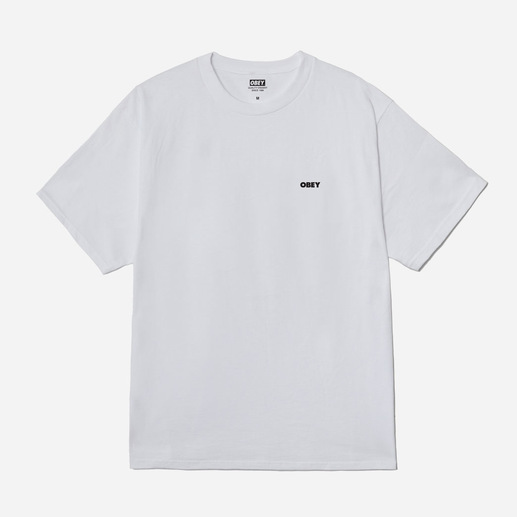 Obey Chalky Icon Classic Tee - White
