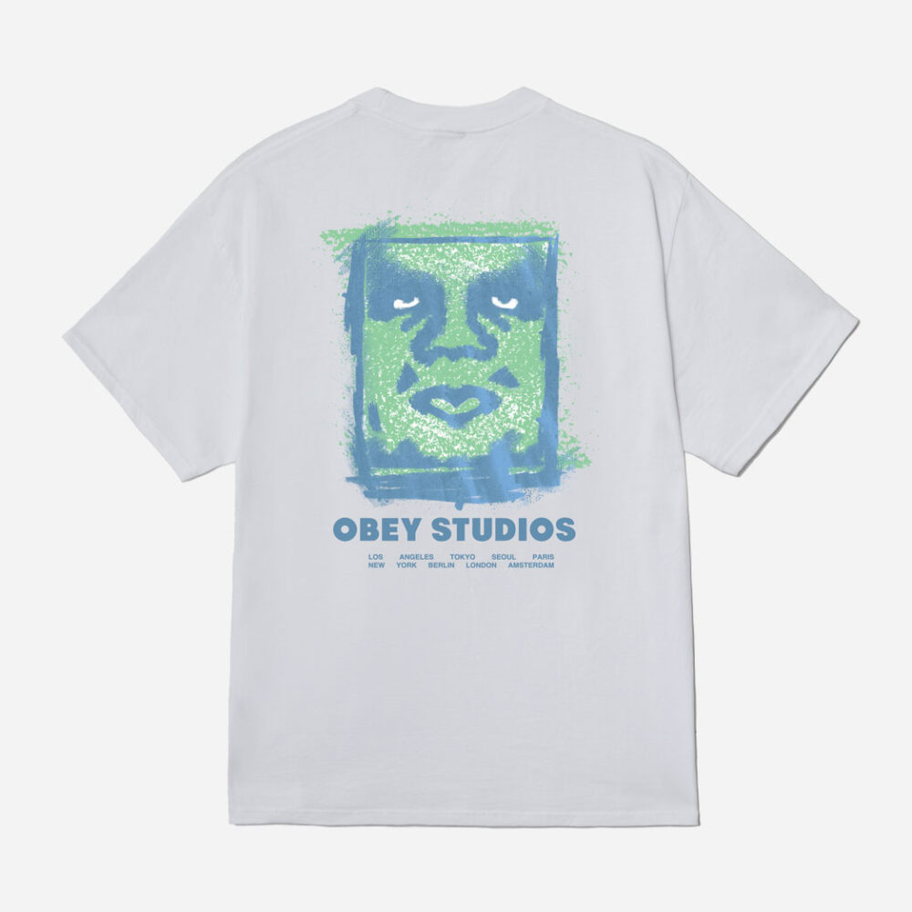 Obey Chalky Icon Classic Tee - White