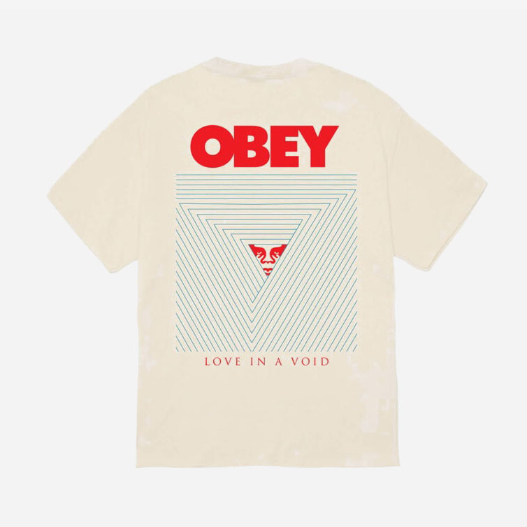 Obey Love In A Void Classic Tee - Cream Obey Love In A Void Classic Tee - Cream